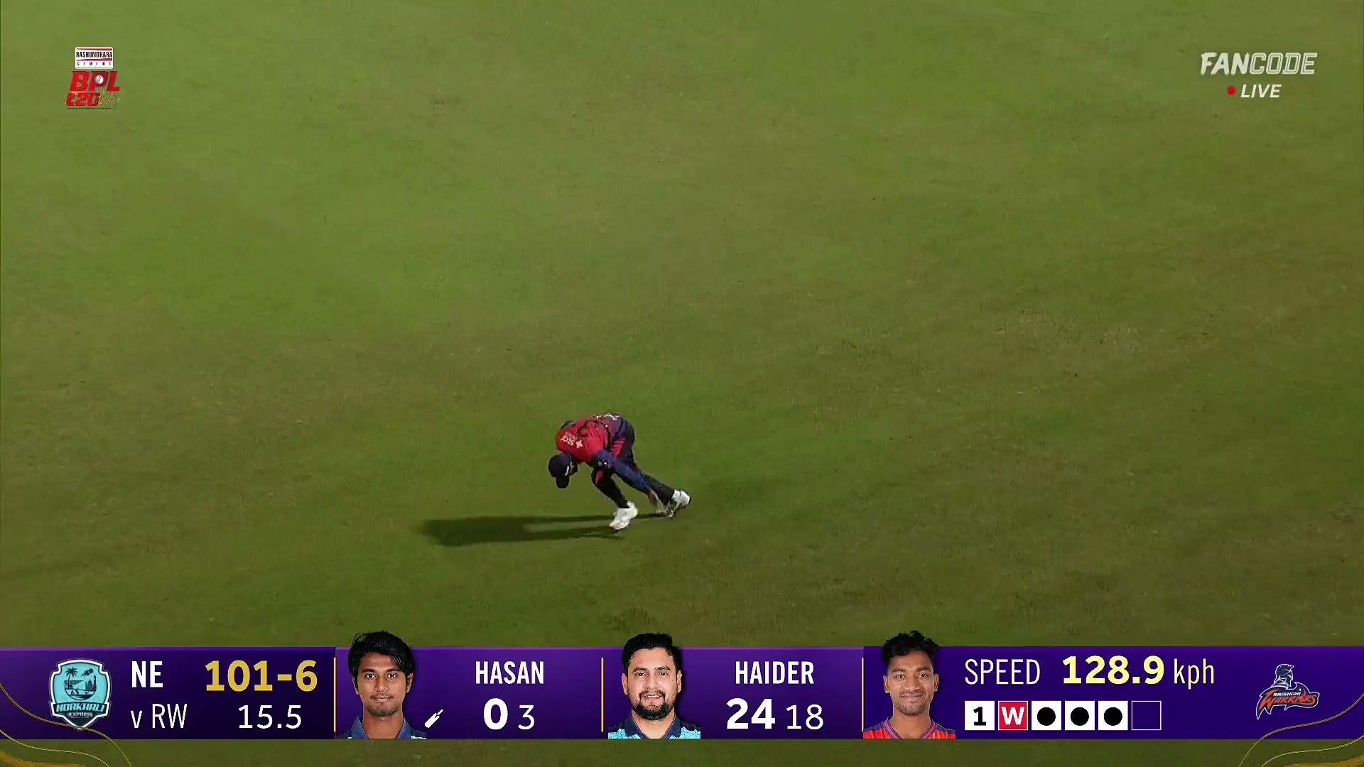 poster url for Wicket! High In The Air But Not Far As Hasan Mahmud Departs