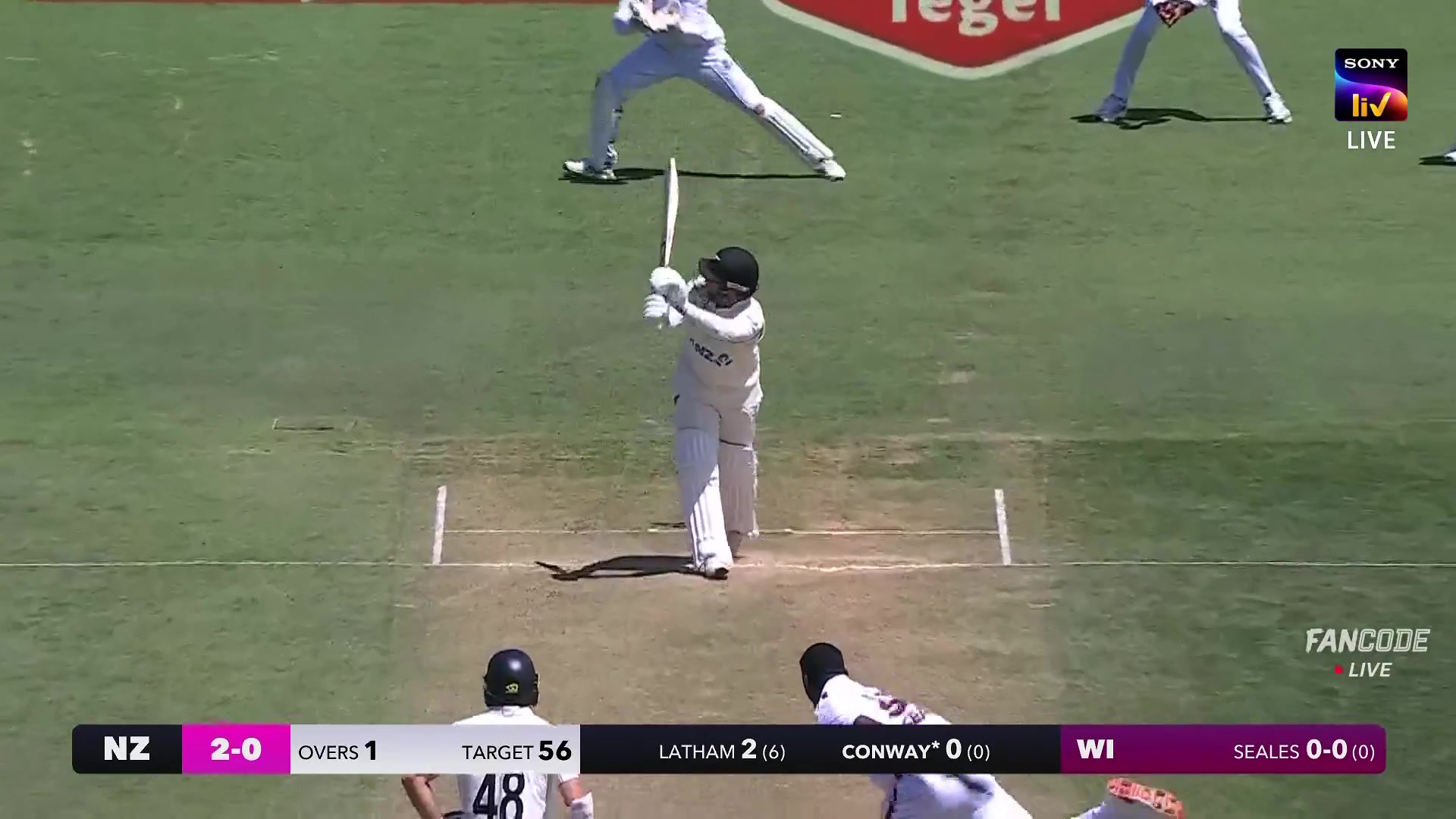 poster url for Four! Devon Conway Flicks It Well Off The Pads For A Boundary