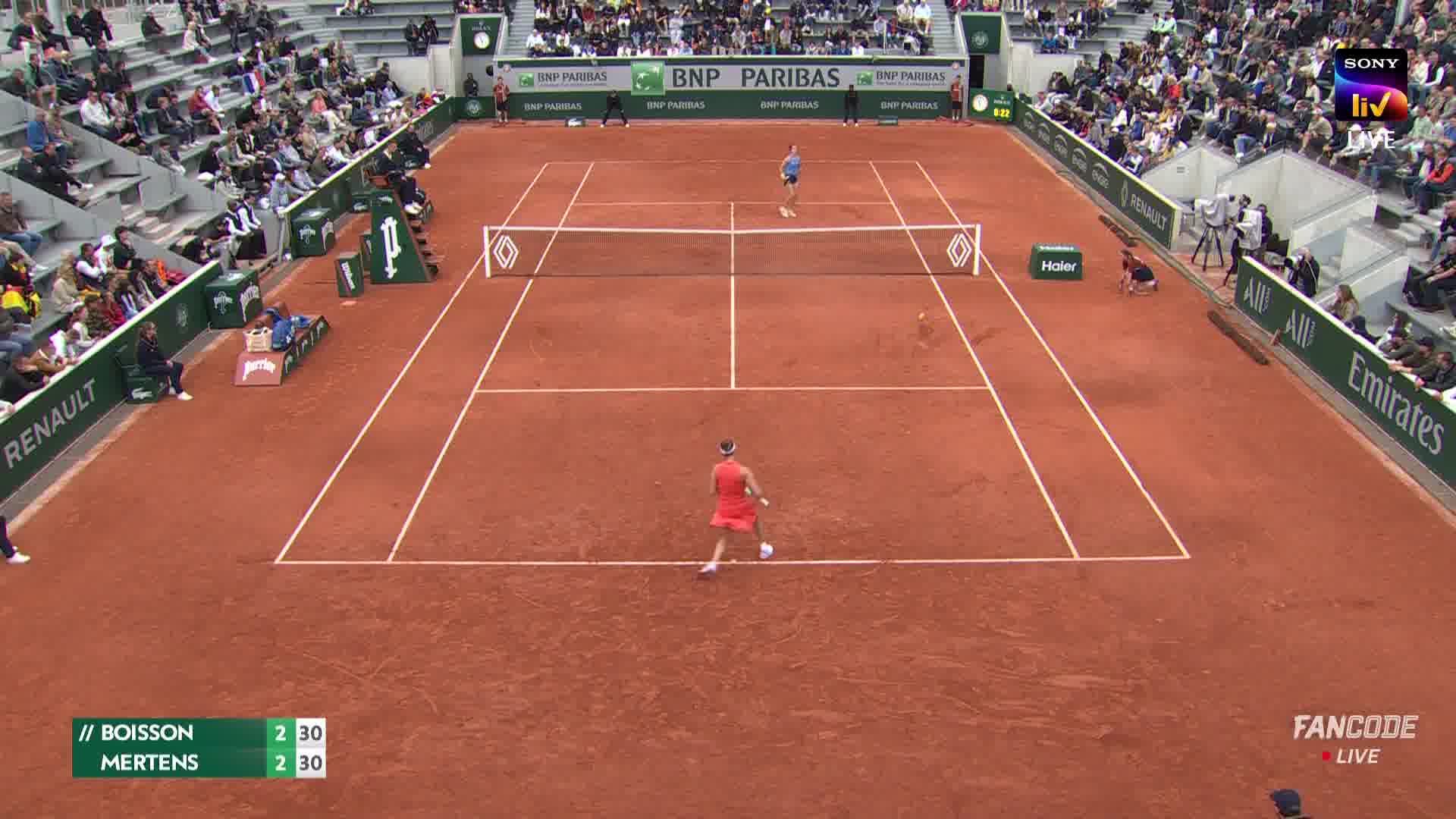 Drop Shot! Boisson Changes The Tempo With A Deceptive Drop Shot