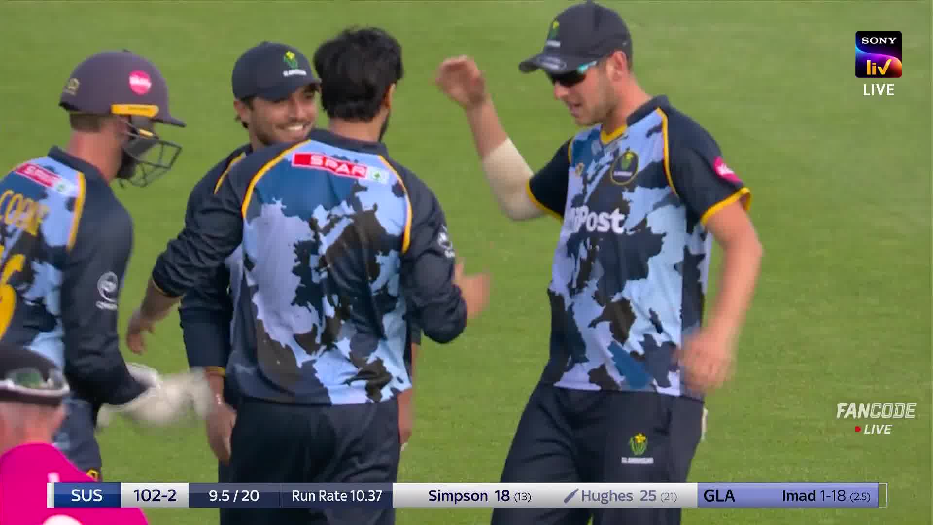 Wicket! KS Carlson Takes A Sharp Catch, Daniel Hughes Walks Back