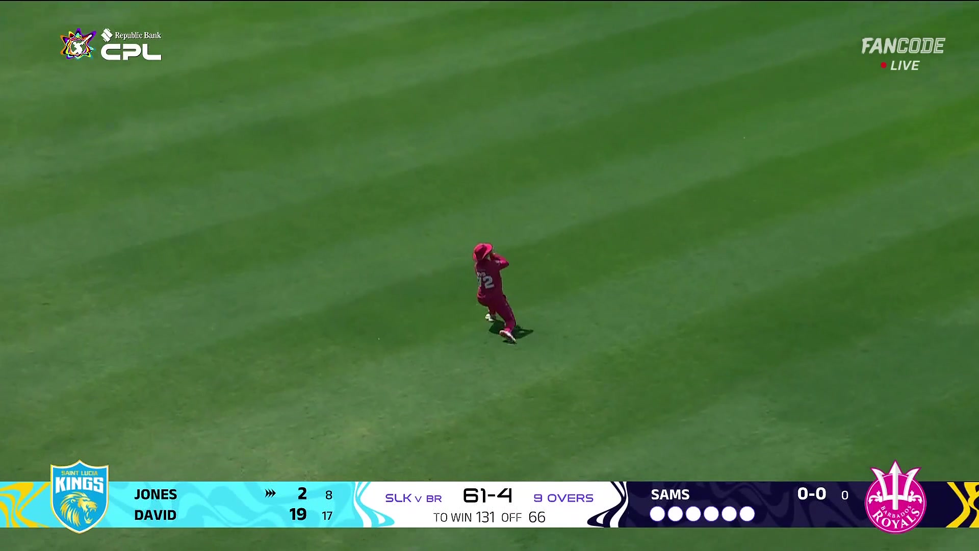 poster url for Wicket! Rassie Van Der Dussen Takes A Woderful Catch, Aaron Jones Dismisses