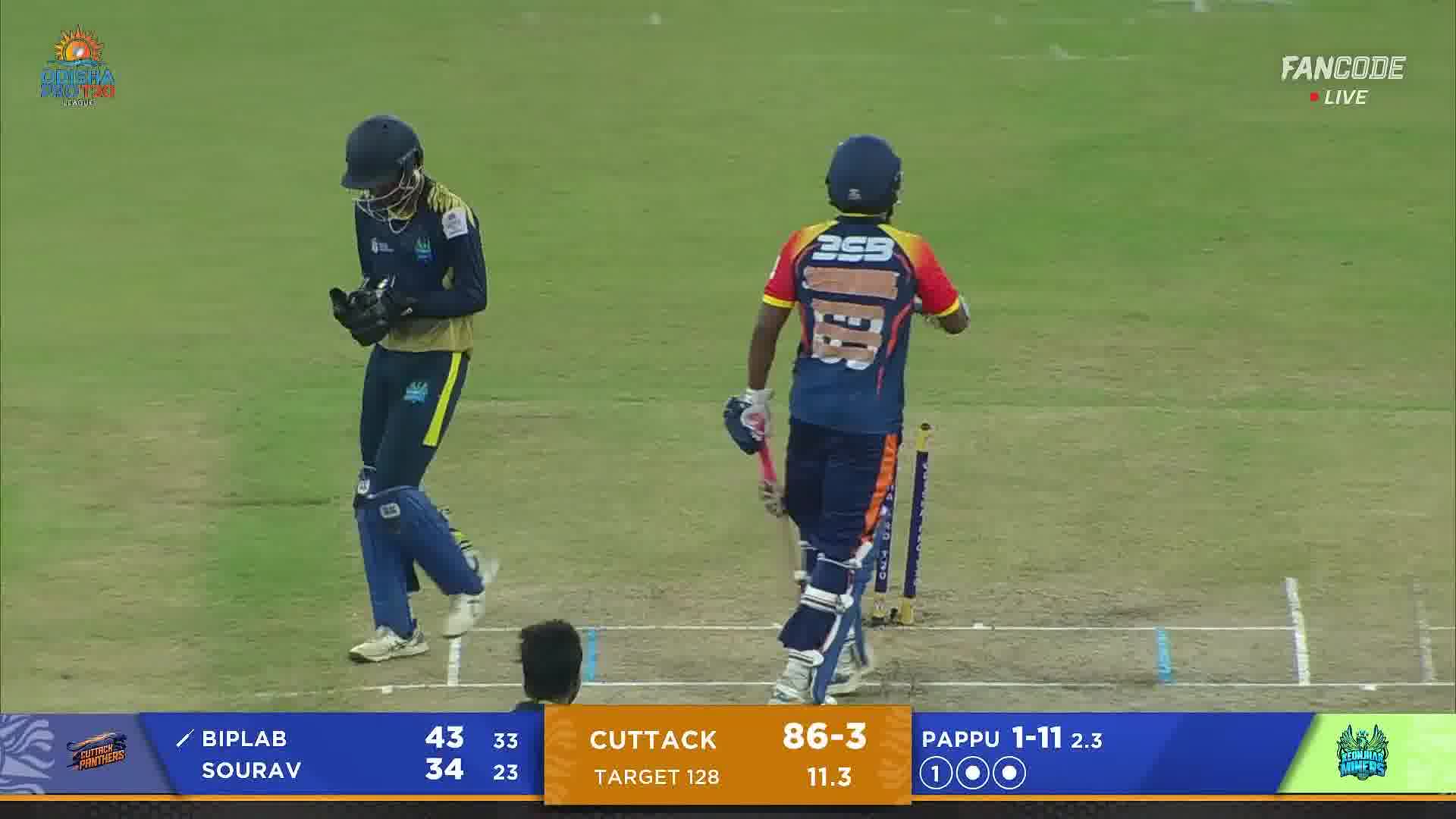 Wicket! Razor Sharp Work From Panakala As He Quickly Dislodges The ...