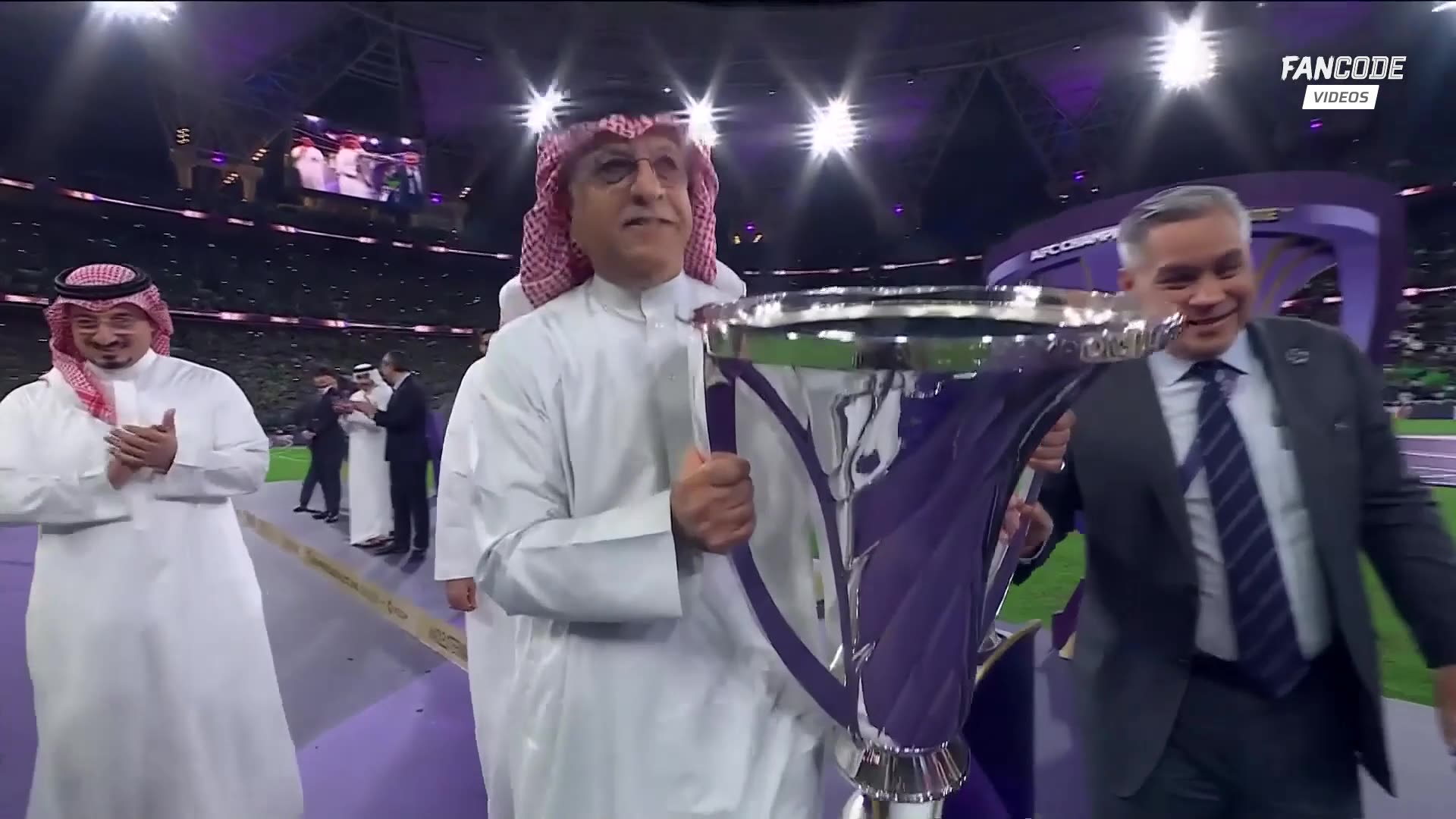 GLORY SEIZED! Al Ahli lifted the trophy in style