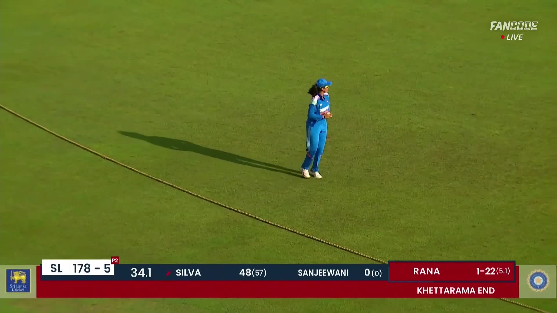 Wicket! Deol Takes A Sharp Catch Near The Ropes To See The Back Of ...