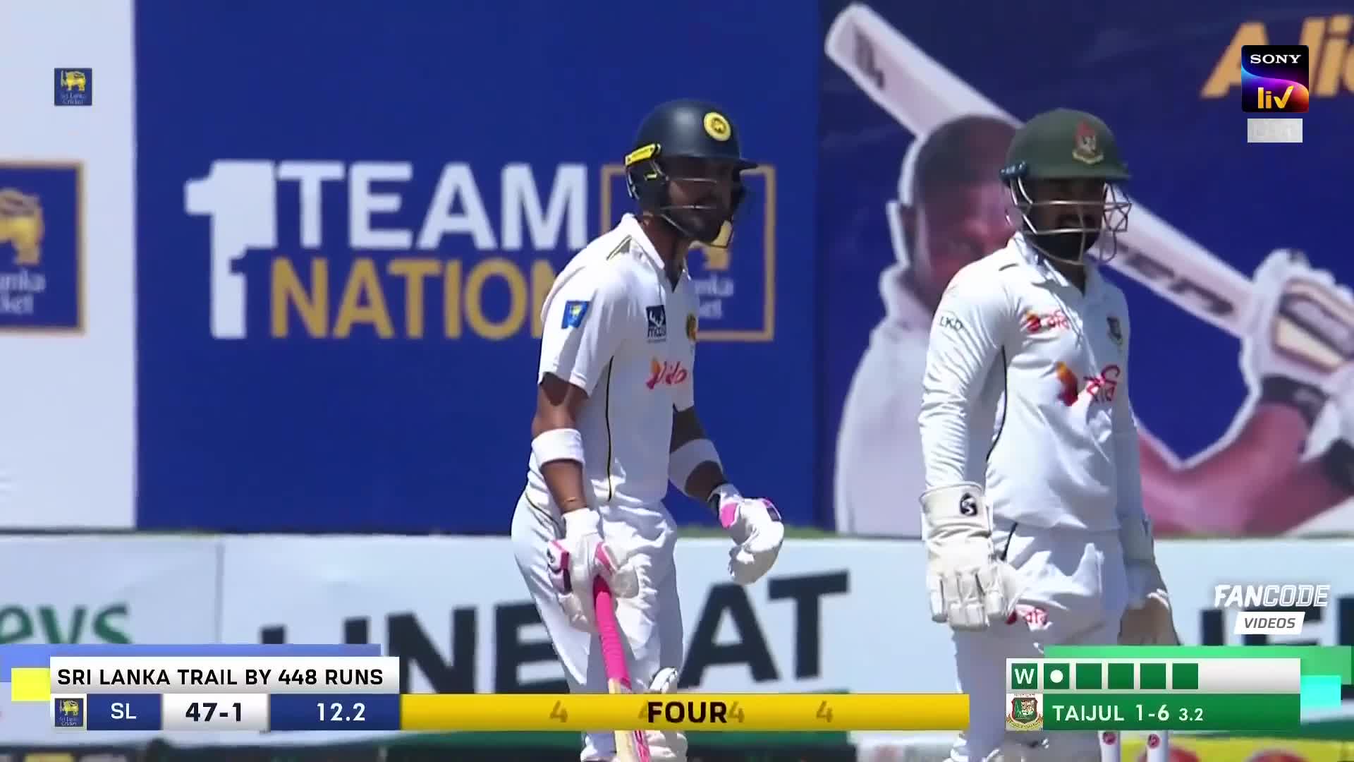 Dinesh Chandimal's 54 off 119 | 1st Test, Day 3