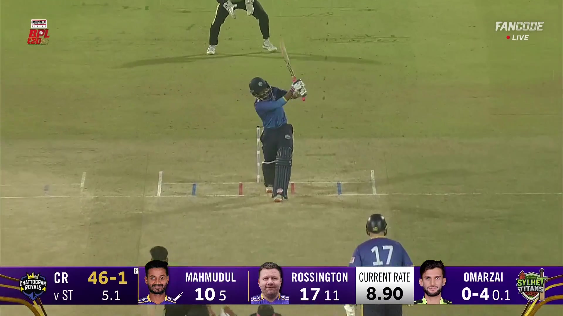 poster url for Six! Hasan Joy Clears His Front Leg And Smokes It Over Deep Midwicket For A Maximum