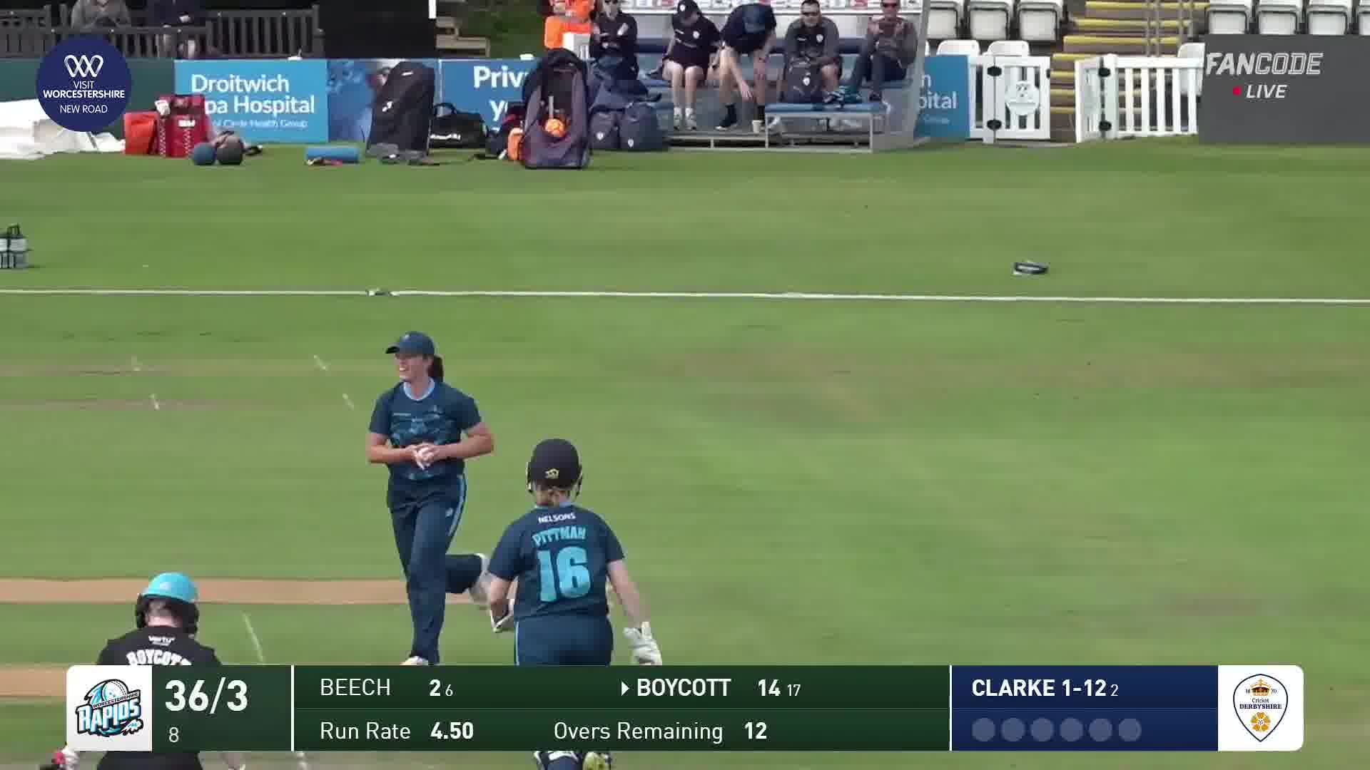 Wicket! McDonald Takes A Sharp Catch To See The Back Of Boycott