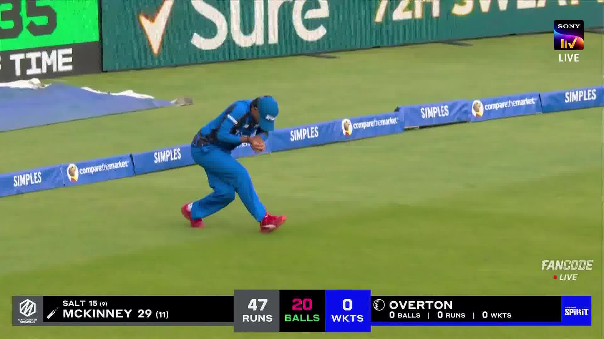 Wicket! Jafer Chohan Claims Ben McKinney’s Wicket With A Sharp Catch At ...