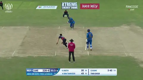 Akshdeep Six! Akshdeep Nath Goes Straight Down The Ground, Over Mid-On For A Maximum