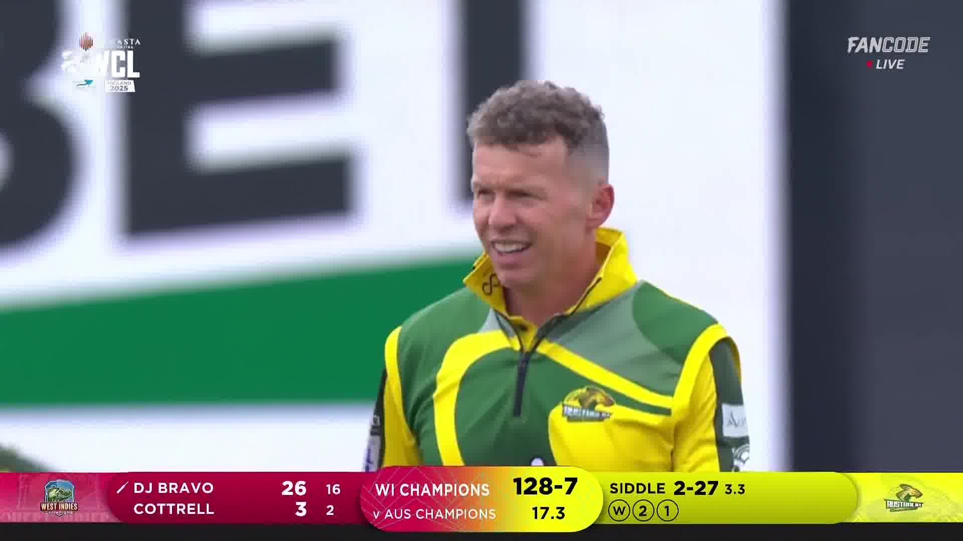 Wicket! Peter Siddle Gets The Big Fish, Dwayne Bravo Walks Back