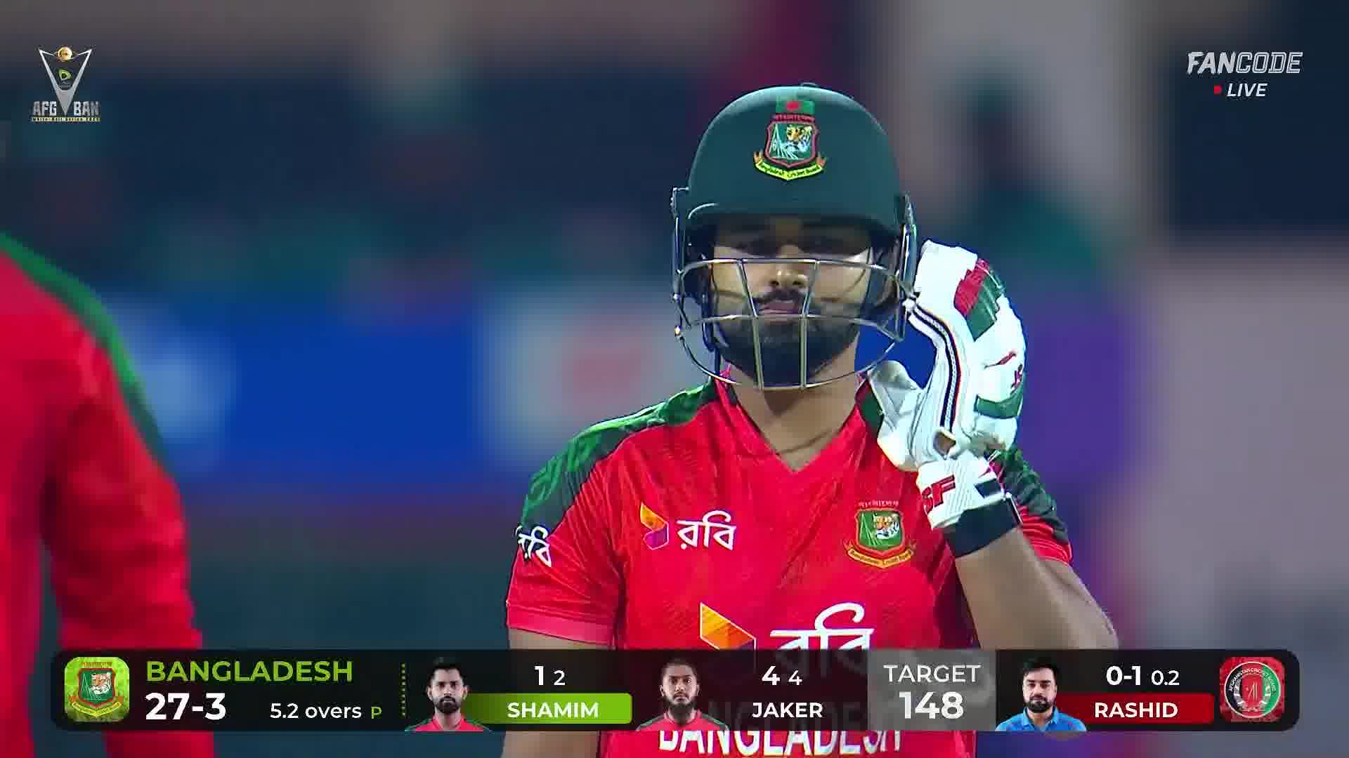 poster url for Six! Shamim Hossain Slog-Sweeps It Over Mid-Wicket For A Biggie