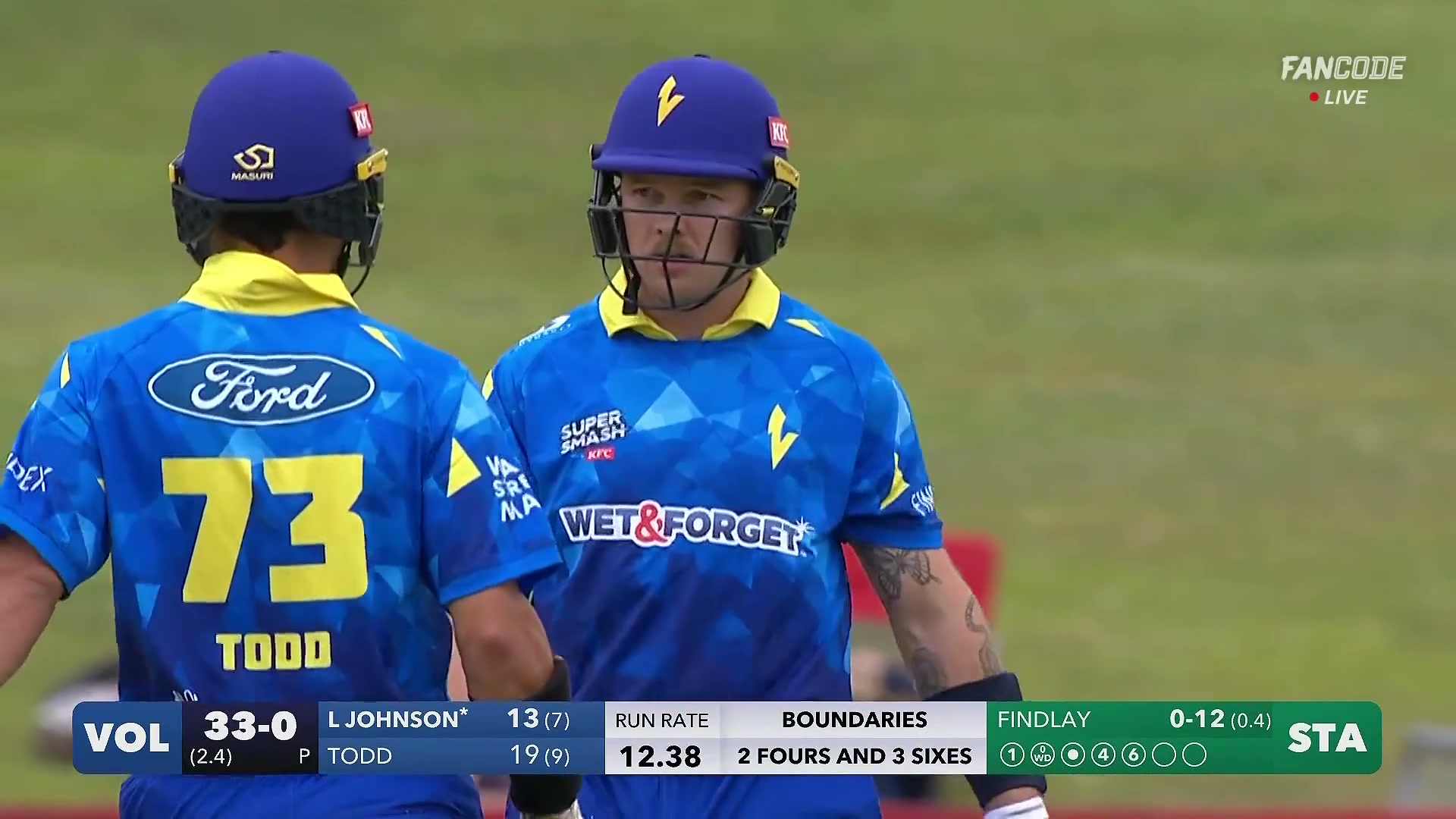 poster url for Six! Llew Johnson Plays On The Up And Sends It Straight For A Big Maximum