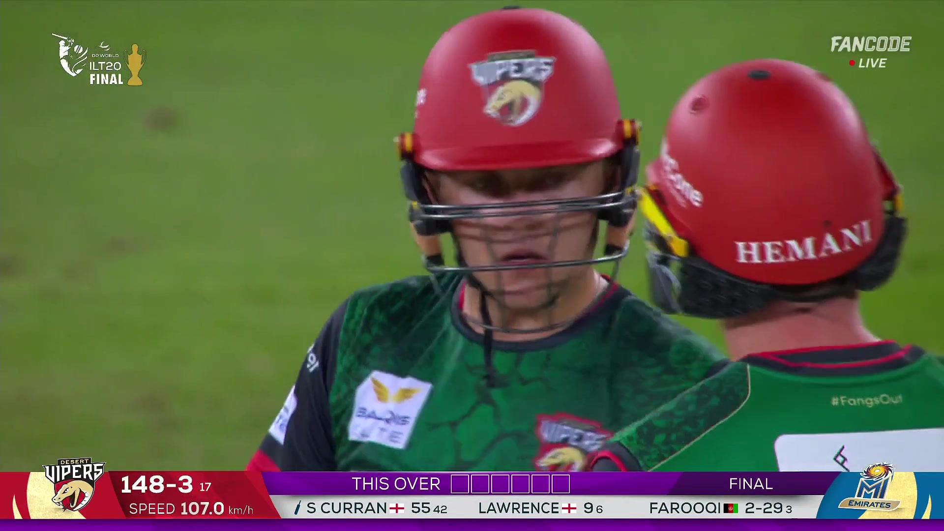 poster url for Six! Sam Curran Manage To Clears The Rope