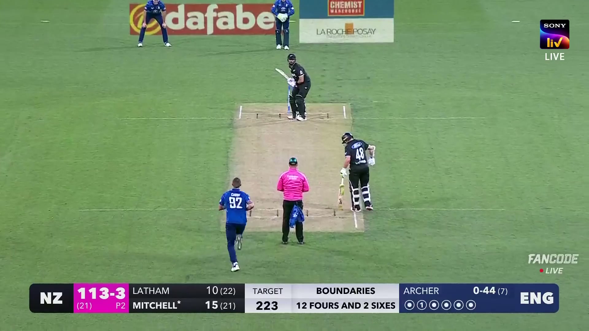 Wicket! Another Deflection Of The Bowler's Hand Results In A Run Out At ...
