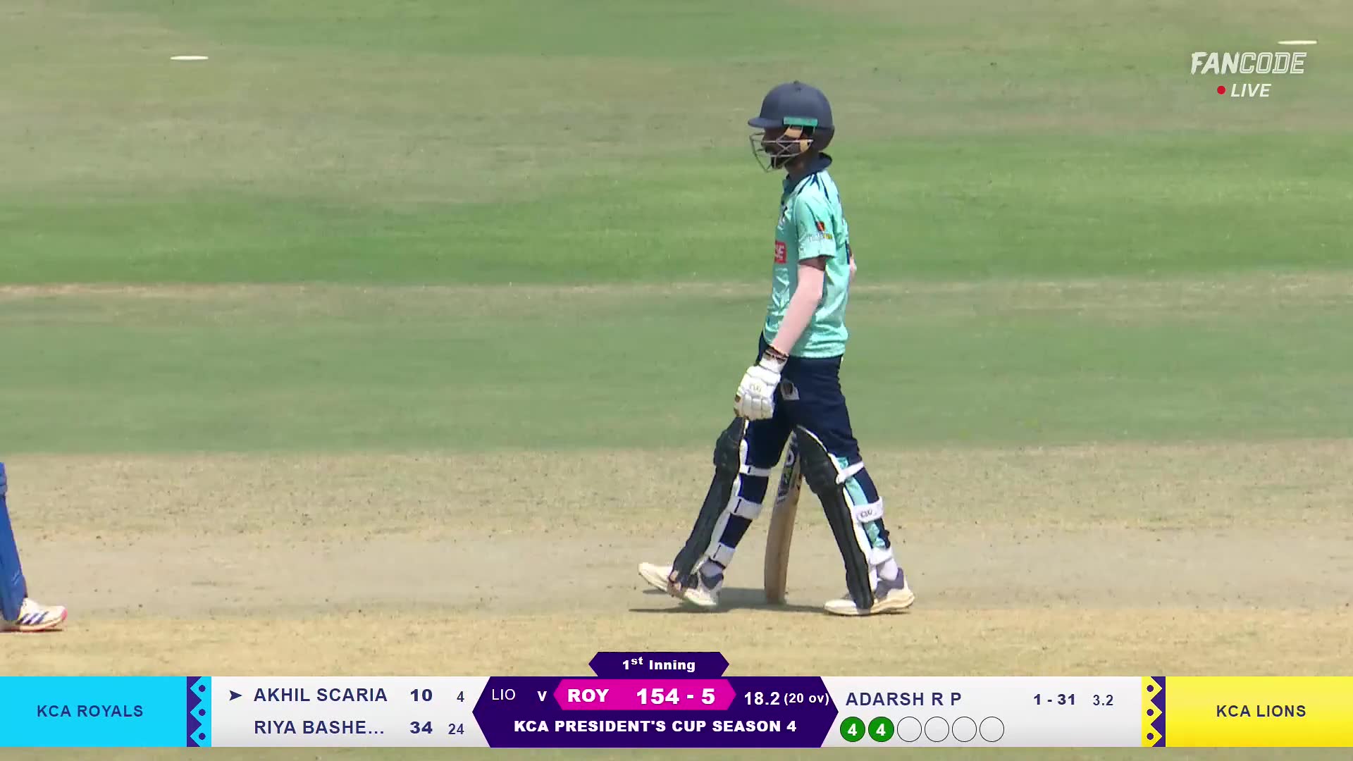 Six! Akhil Scaria Clobbers It Over Mid-Wicket For A Biggie