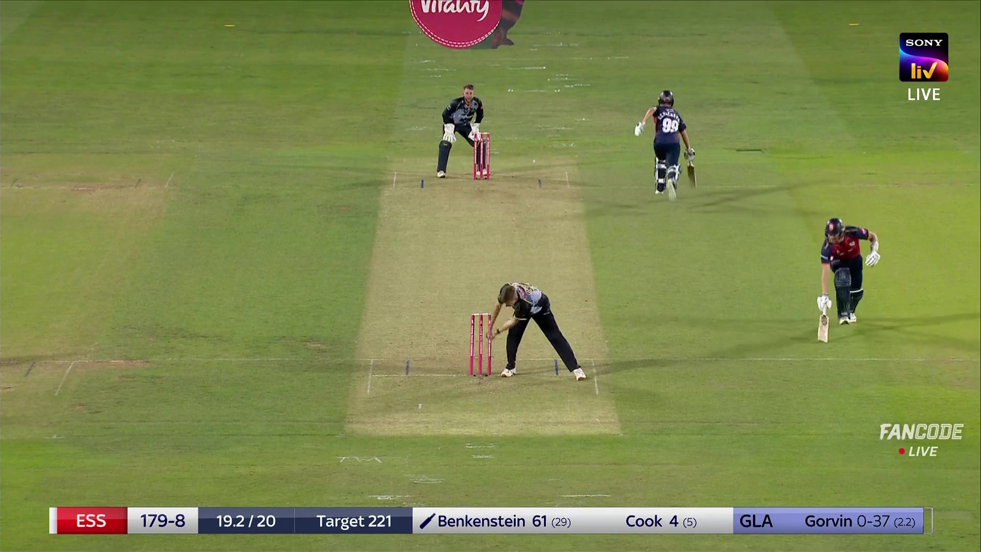Wicket! Glamorgan's Sharp Fielding Send Back Cook