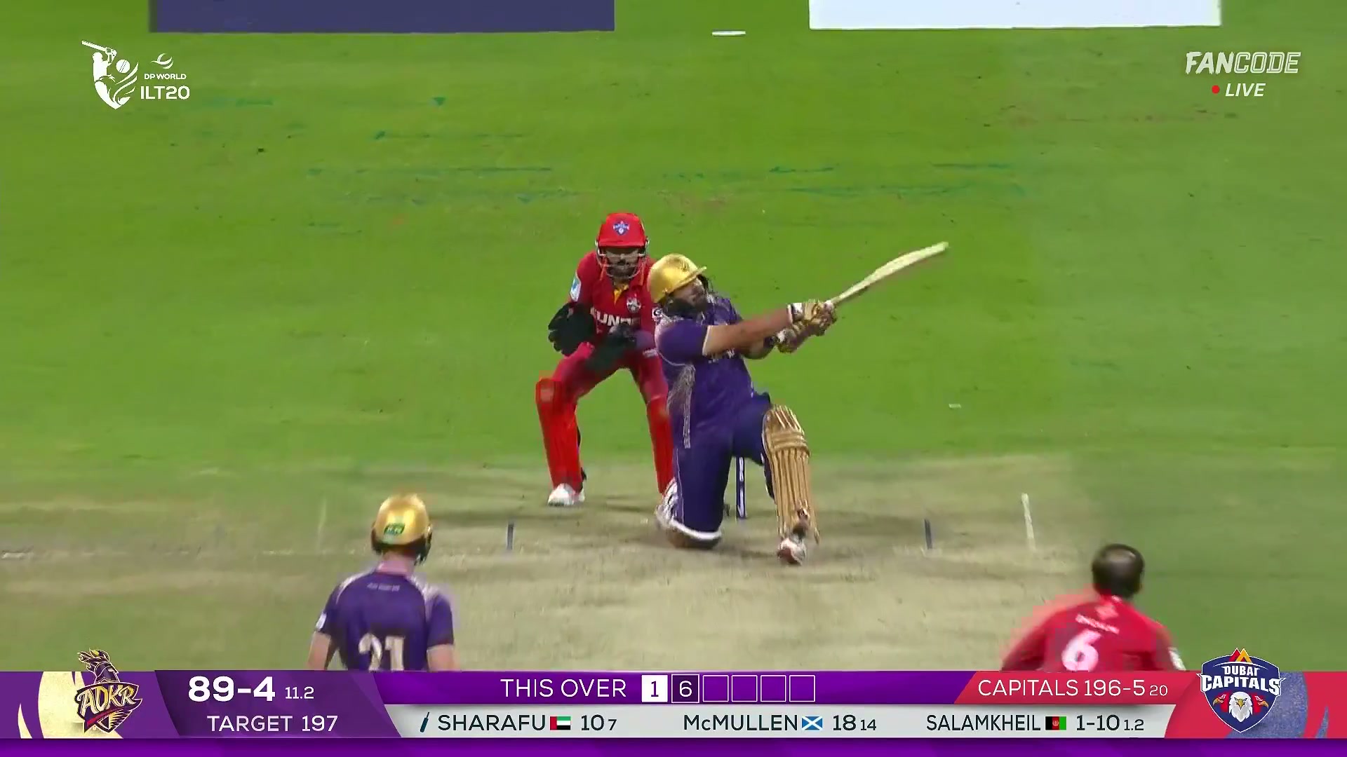 poster url for Six! Sharafu Gets Lifeline As Haider Ali Palms Slog Sweep Over Rope