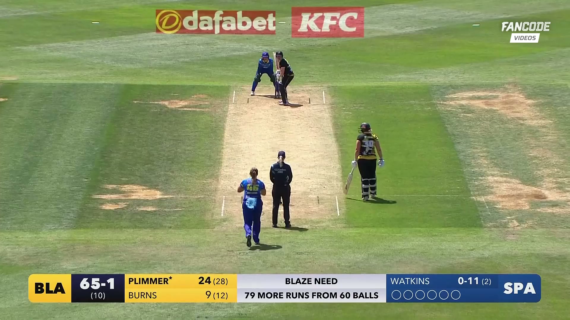 WHAT A CATCH! Harris plucks a blinder to dismiss Plimmer