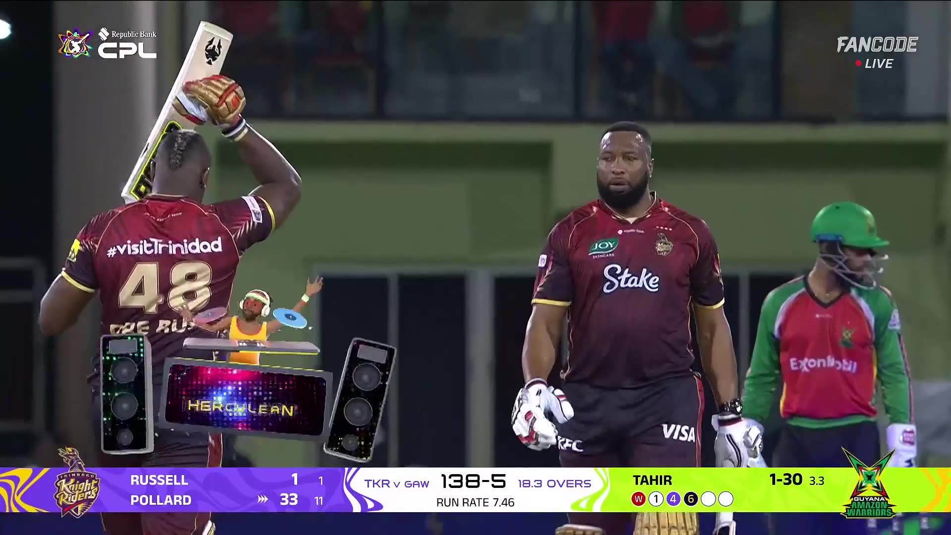 poster url for Six! Pollard Hits That Out Of The Park For A Huge Hit 