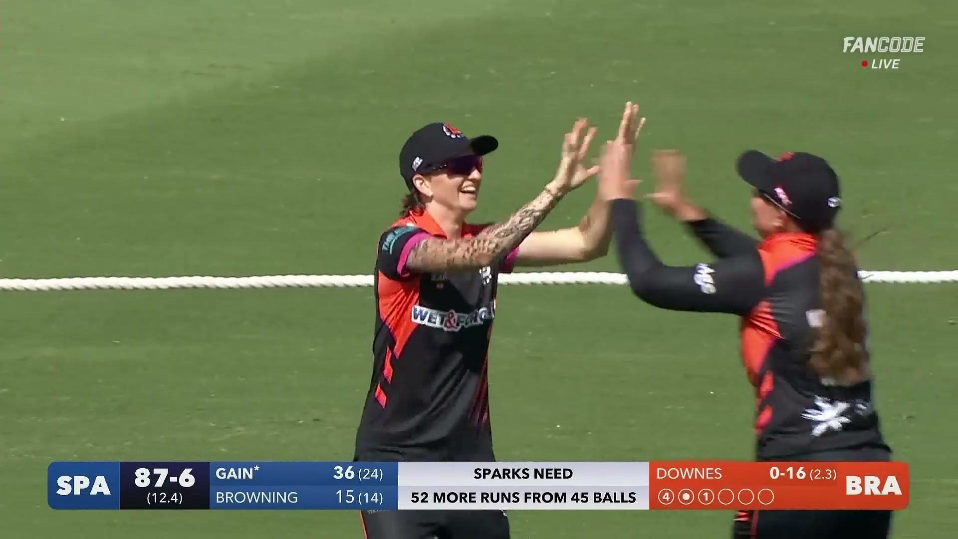 poster url for Wicket! Sharp Catch By Kayley Knight Leads To The Dismissal Of Olivia Gain