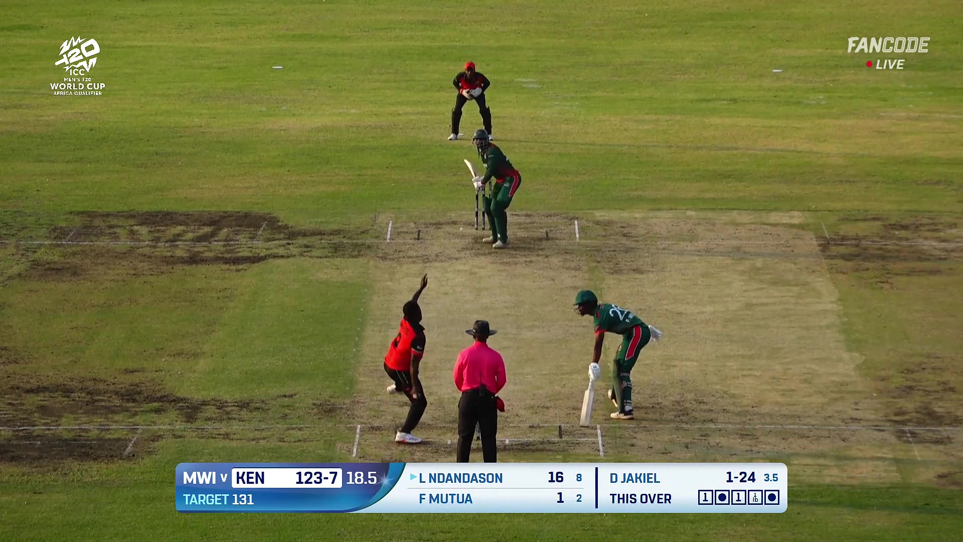 Wicket! Daniel Hits The Timber, Lucas Departs