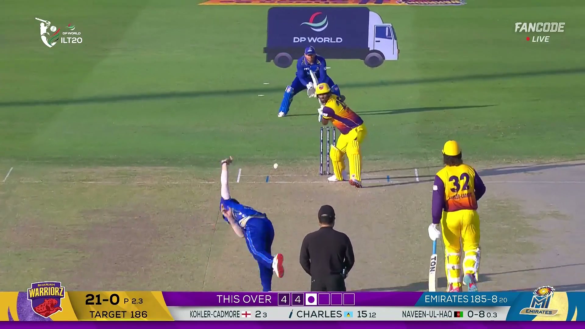 poster url for Wicket! Johnson Charles Lofts It Half-Heartedly And Tom Banton Takes An Easy Catch