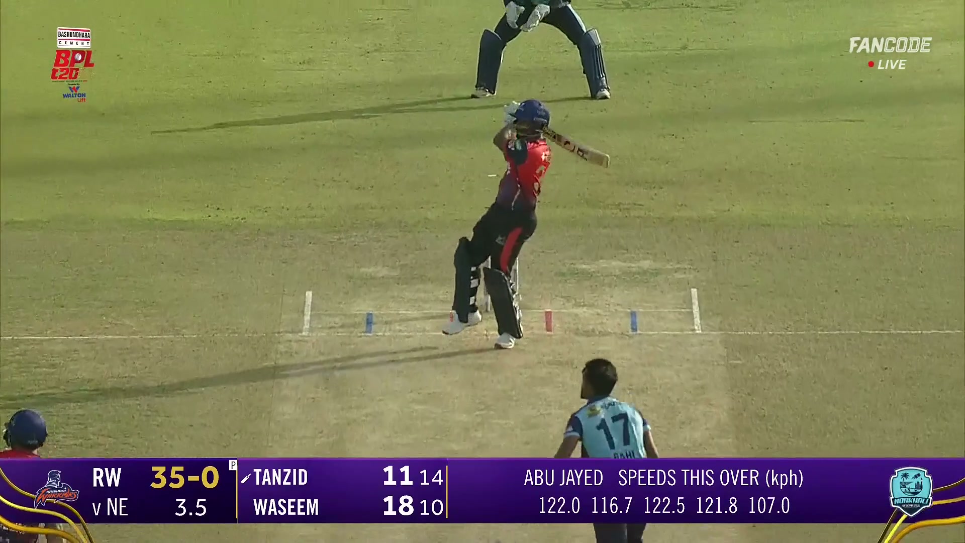 poster url for Six! Tanzid Hasan Crunches Over Deep Mid-Wicket For A Maximum