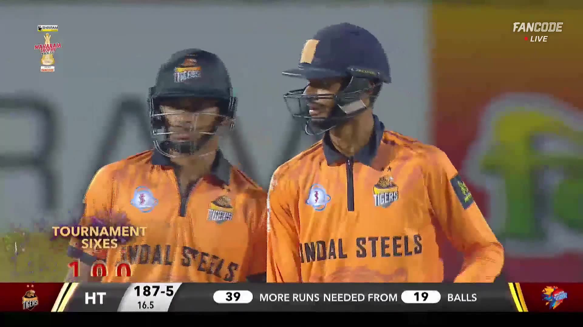 Six! Manvanth Kumar Pulls Off A Majestic Six Over Deep Mid-Wicket