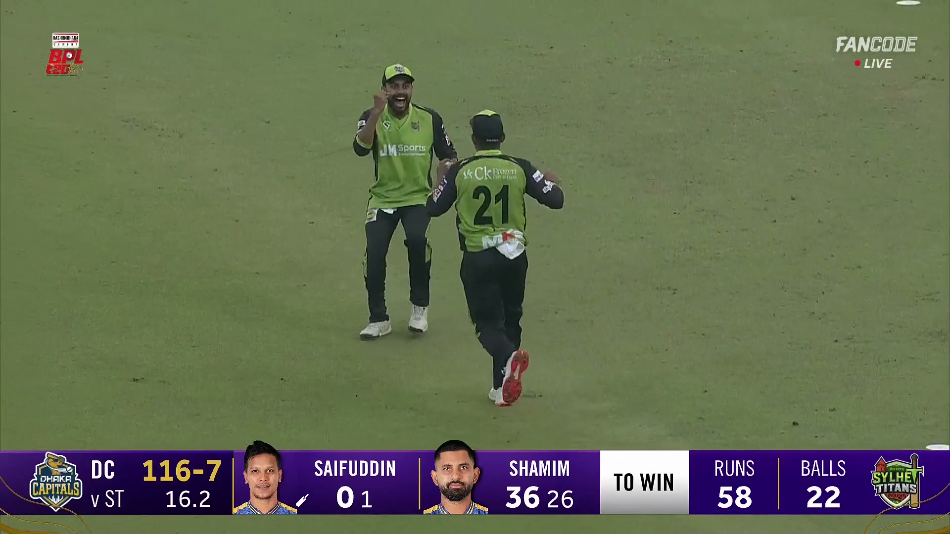 poster url for Wicket! Rony Talukdar Takes A Comfortable Catch At Mid-Off To Dismiss Mohammad Saifuddin