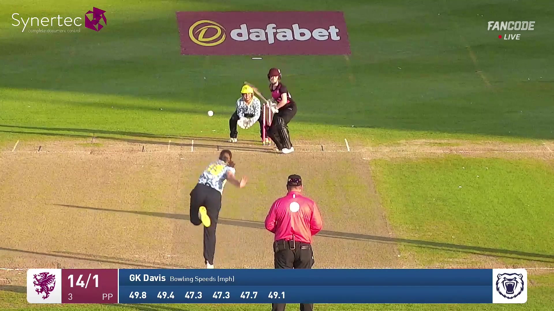 Wicket! Davis Gets Hit On The Stumps With That Stunning Delivery By Brett