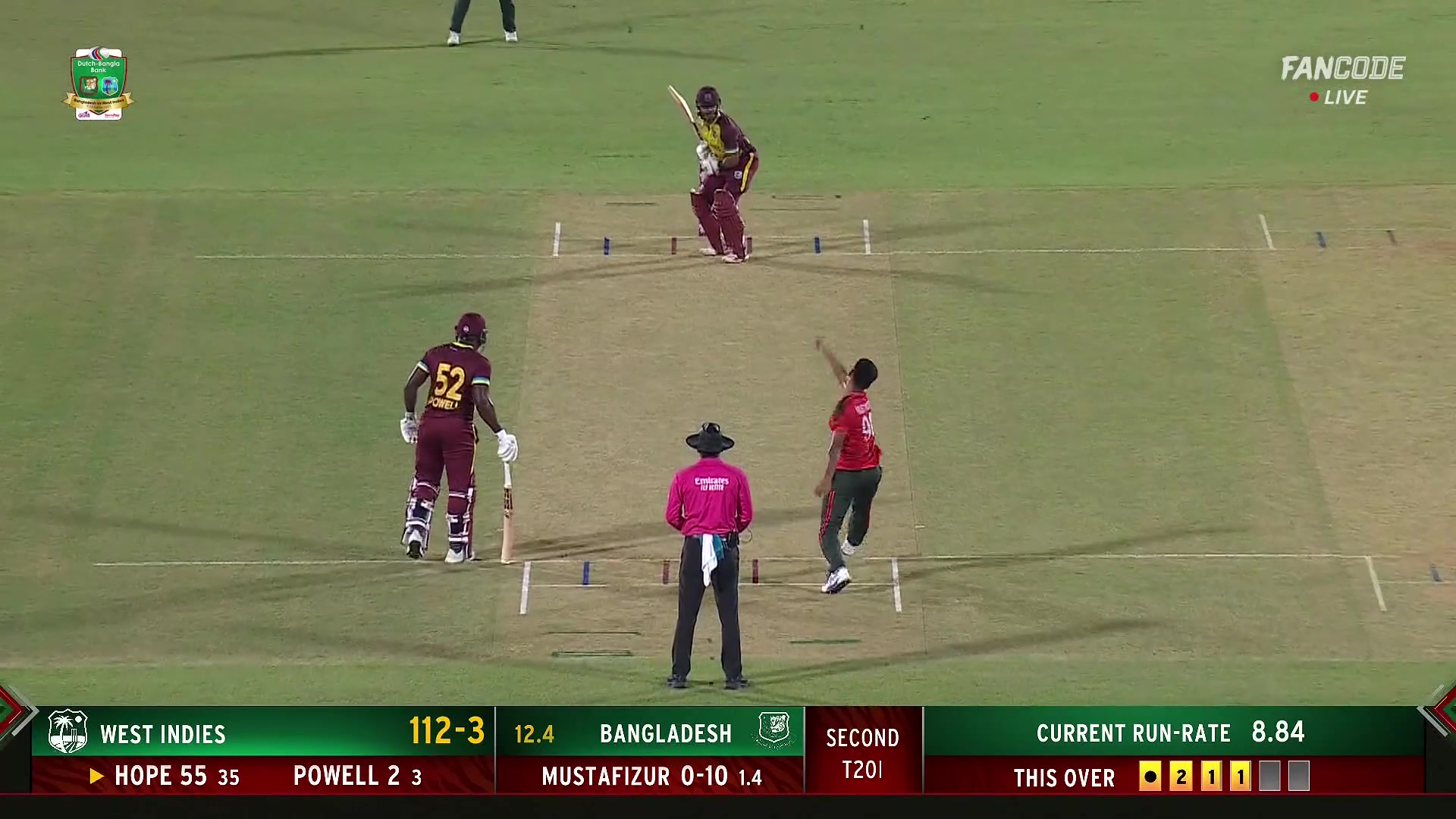 Wicket! Shamim Hossain Takes Sharp Catch As Shai Hope Slices Off-Cutter ...