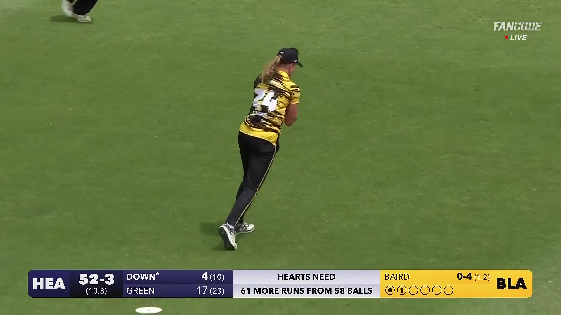 poster url for Wicket! Lauren Down Falls To Nicole Baird Caught At Mid Off