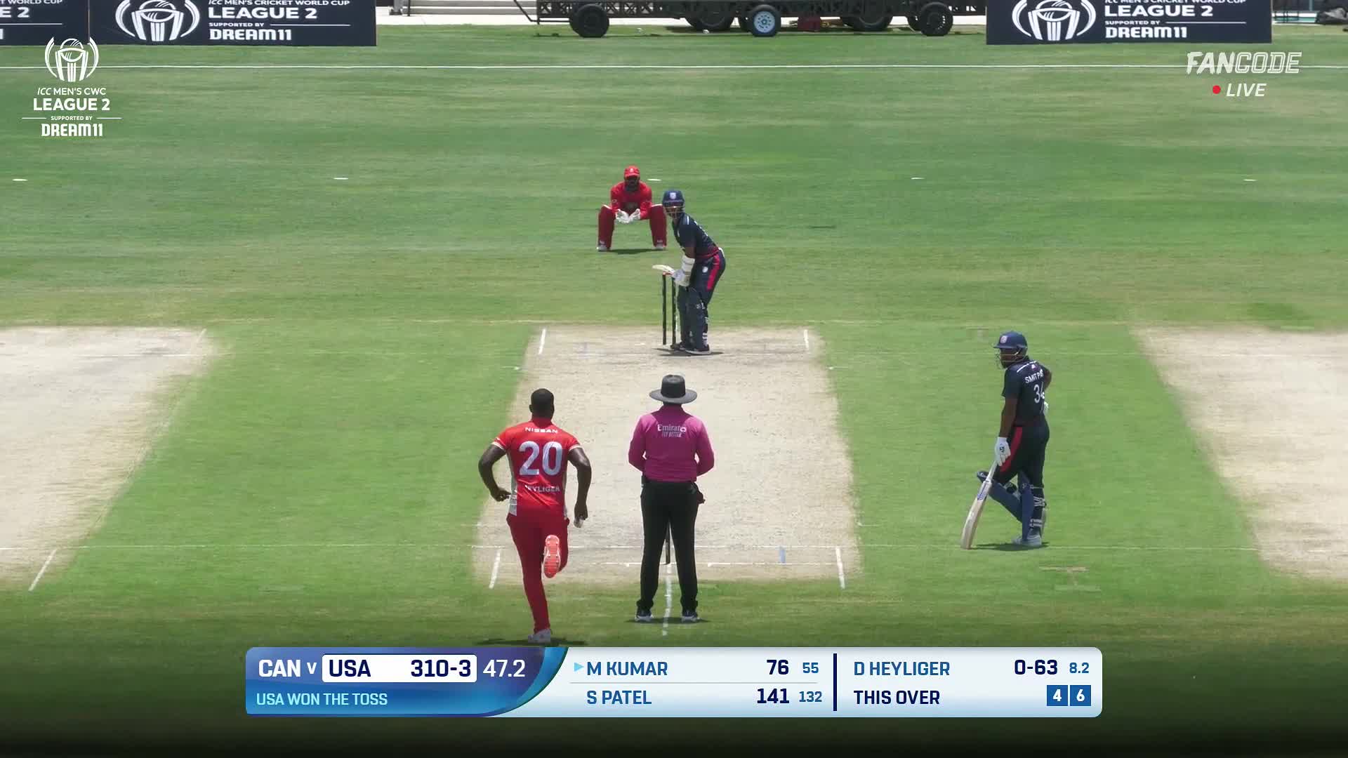 Six! Milind Kumar Picks The Length Early And Muscles It Over Mid On