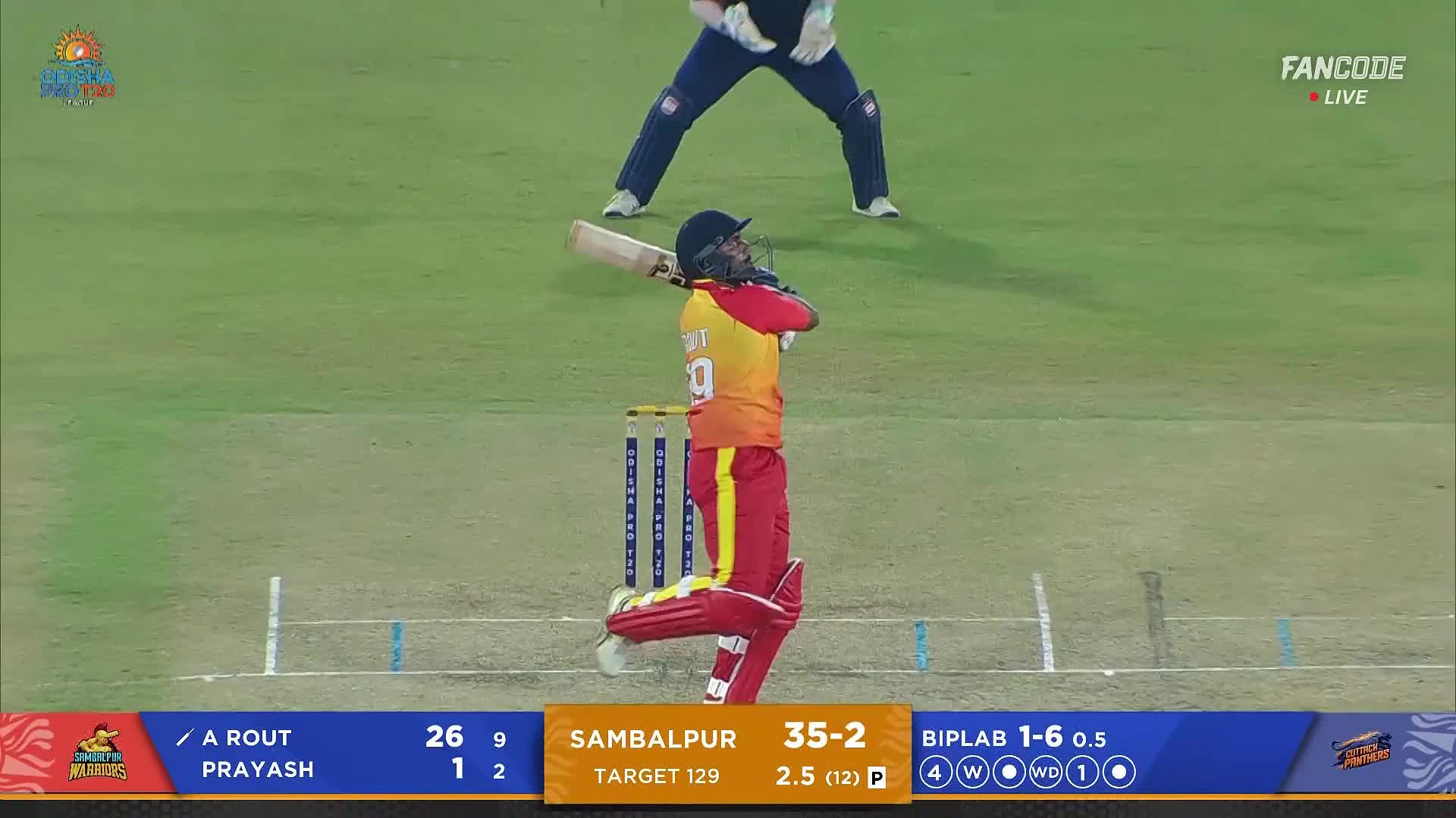 Six! Aditya Raut Sends It Towards The Square Leg For A Maximum