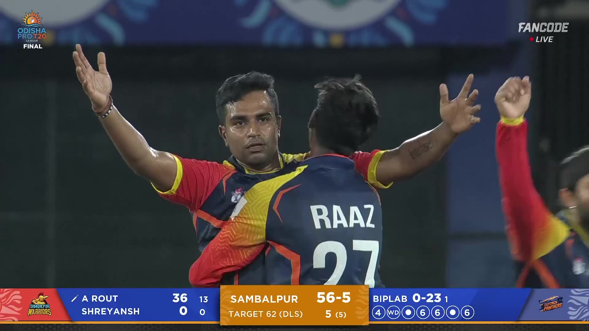 Six! Aditya Raut Powers Last Ball For Maximum Yet Cuttack Panthers ...