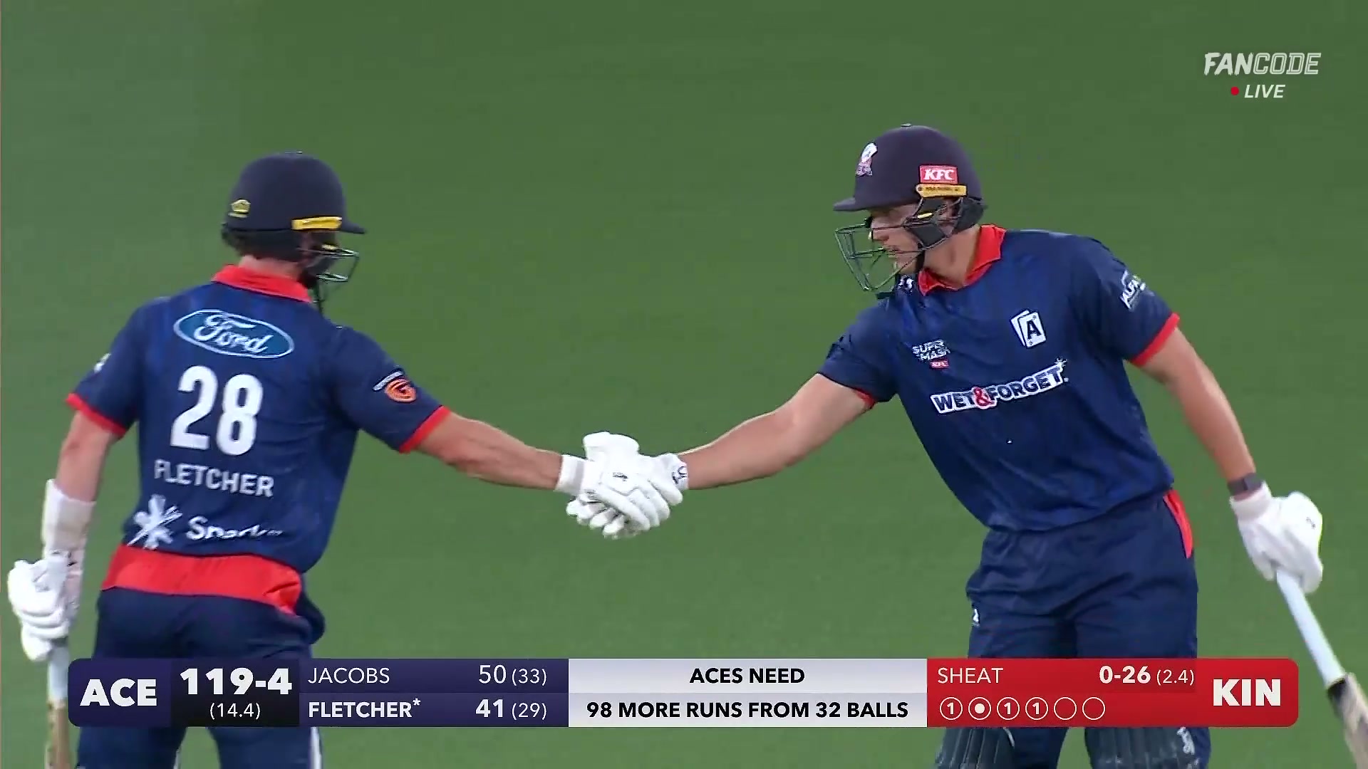 poster url for Fifty! Bevon Jacobs Nudges Single Through Covers To Complete His Half Century