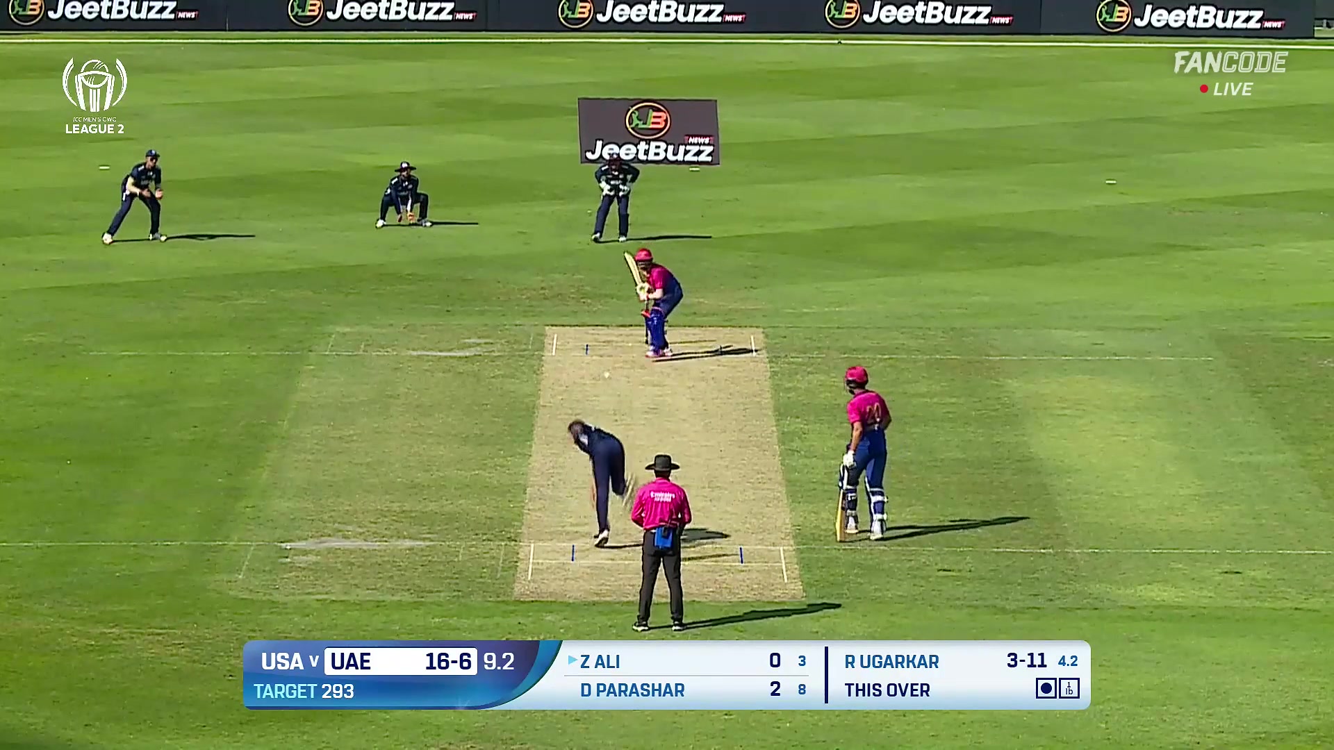 Wicket! Smit Patel Takes An Comfortable Catch To Get Rid Of Zahid Ali
