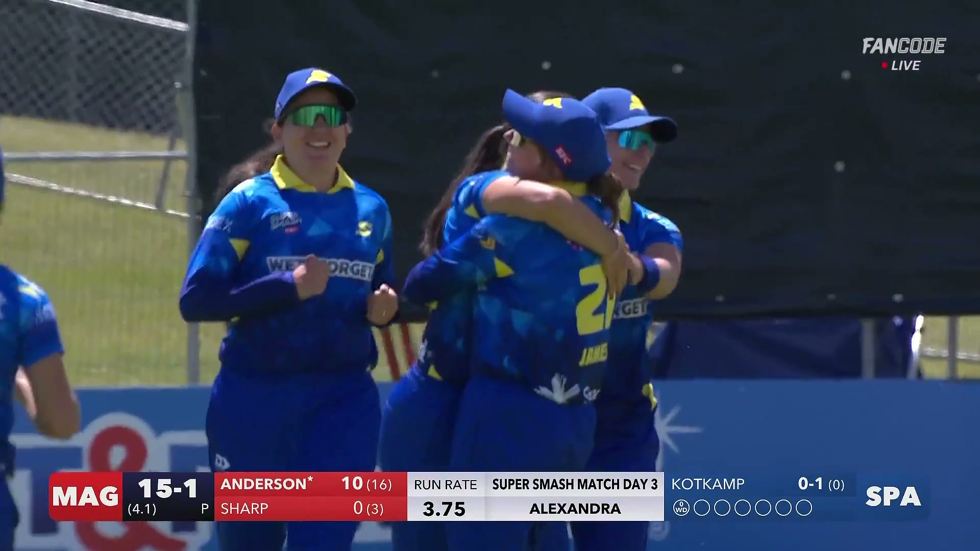 poster url for Wicket! Huge Appeal For LBW And The Umpire Raises His Finger, Kate Anderson Departs