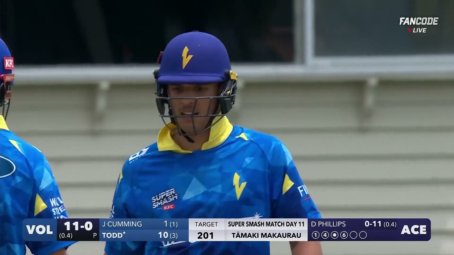 poster url for Six! Jamal Todd Uses His Wrists Brilliantly To Clear Deep Square Leg