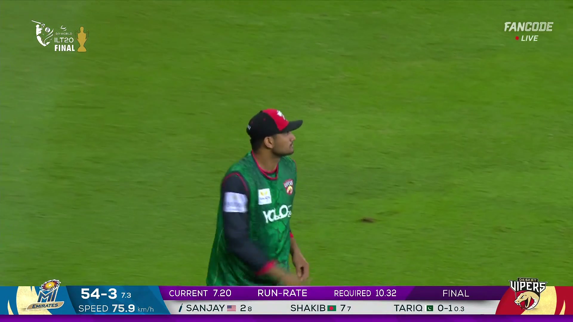 poster url for Wicket! Hasan Nawaz Takes A Good Diving Catch, Sanjay Krishnamurthi Departs 