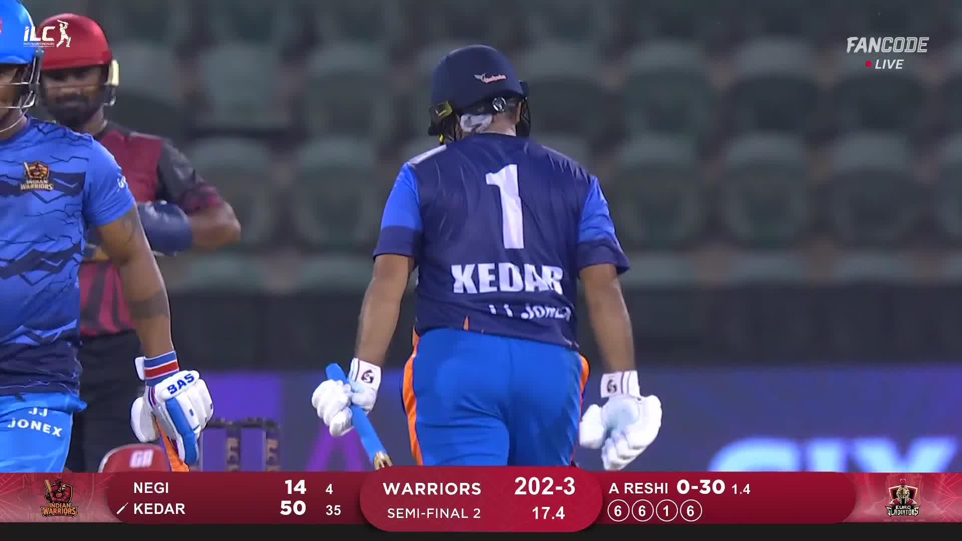 Six! Kedar Devdhar Hits It Right Over Long On And Gets His Half Century