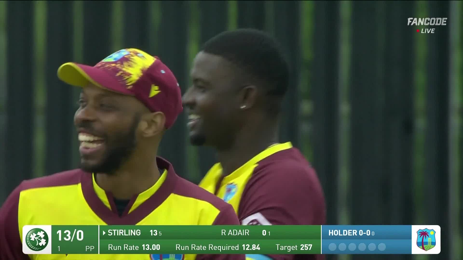 Wicket! Powell Takes A Sharp Catch, Sends Back Stirling