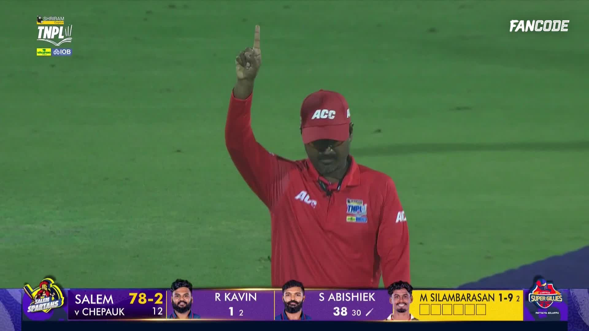 Wicket! Sharp Fielding From Mokit Hariharan Ends R Kavin’s Stay