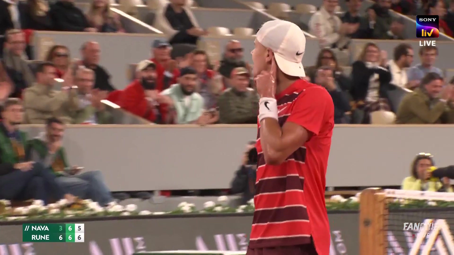 Set Point! Rune Secures The 2nd Set Against Nava