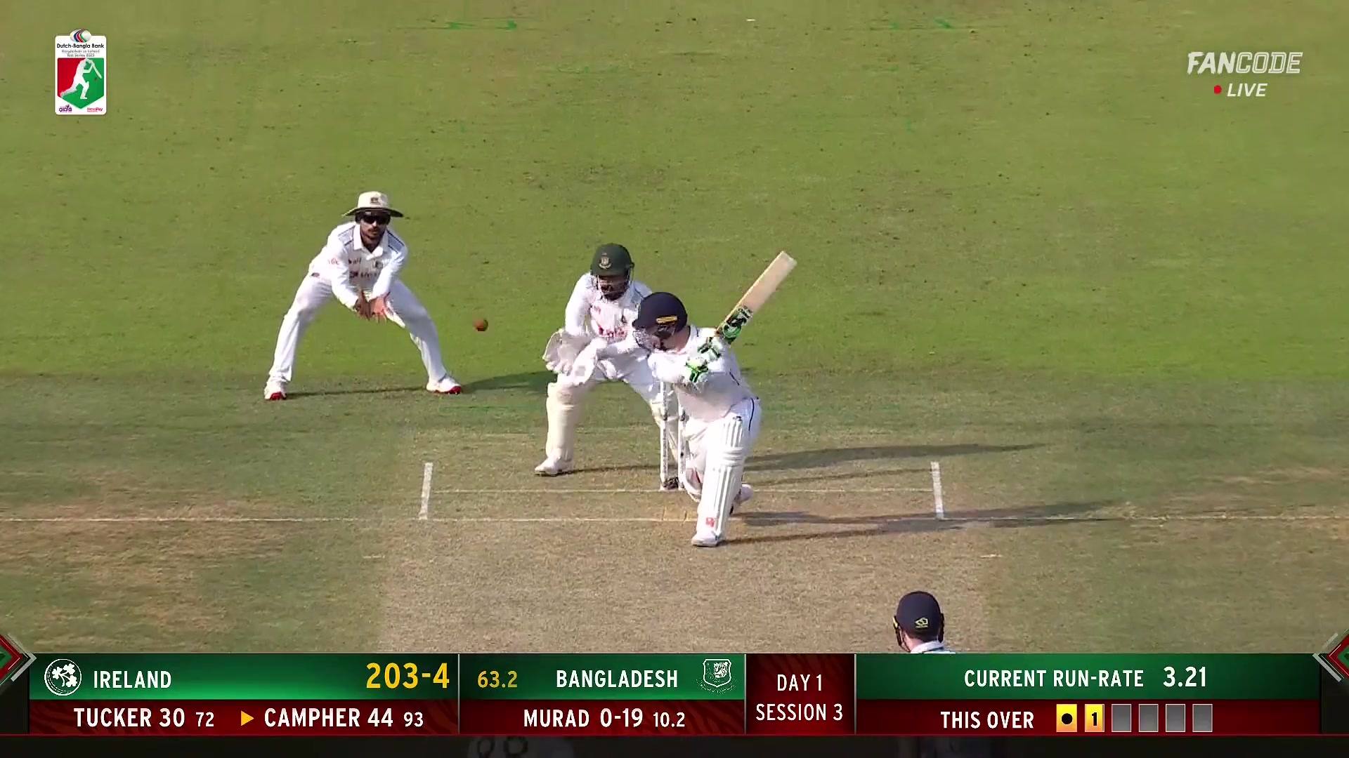 Wicket! Hasan Murad Gets Maiden Test Wicket As Shanto Takes Sharp Catch ...