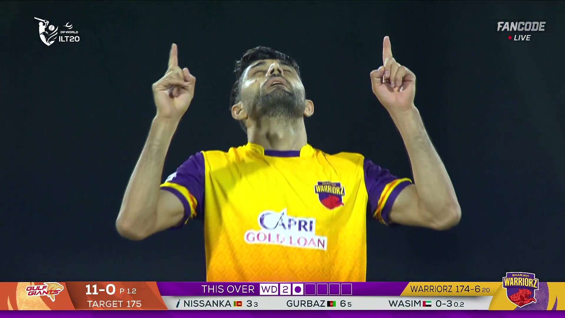 poster url for Wicket! Nissanka Mistimes It At Deep Mid Wicket, Wasim Draws First Blood