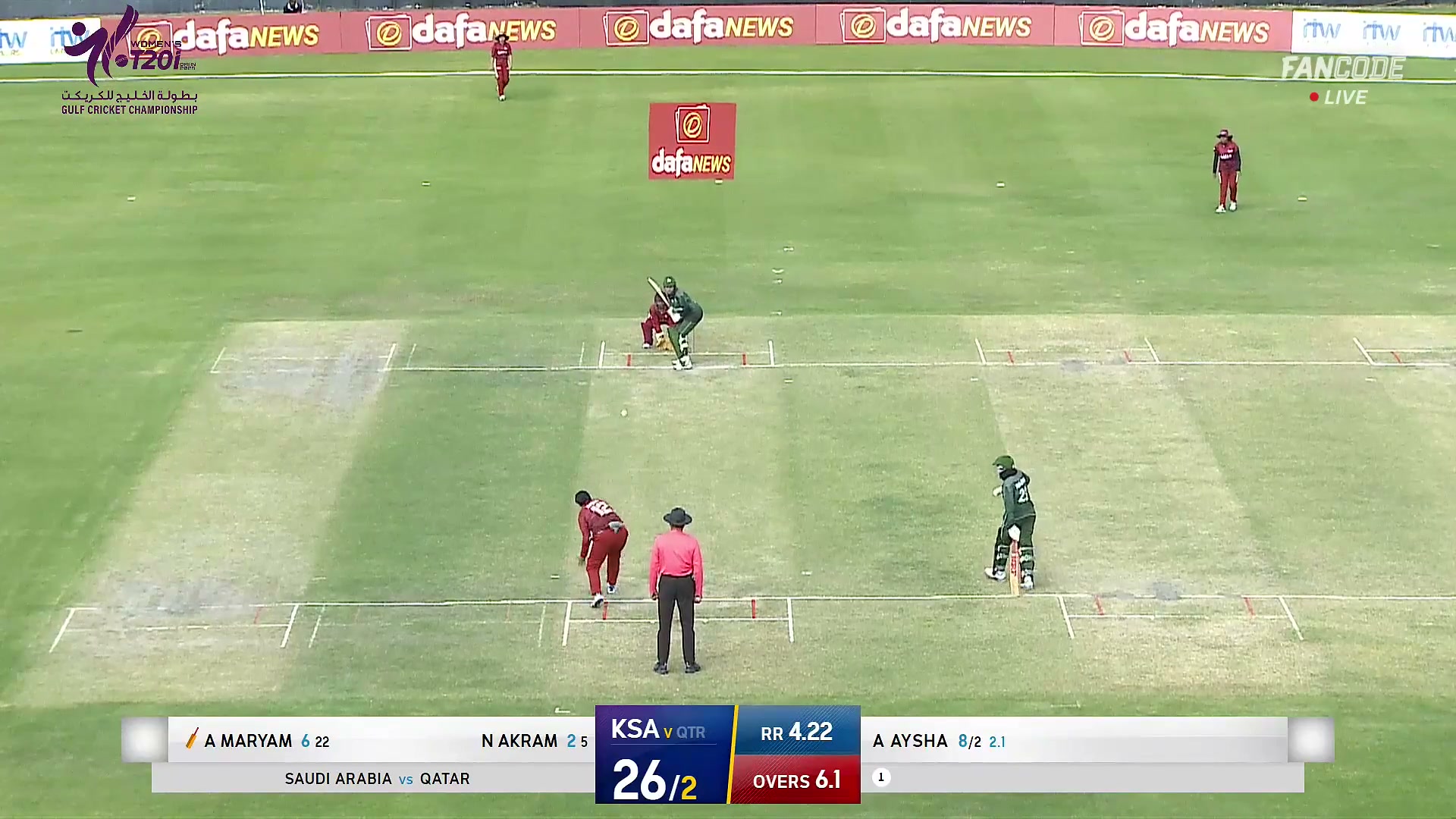 poster url for Wicket! Aysha Continues Her Magic, Abeer Maryam Falls LBW