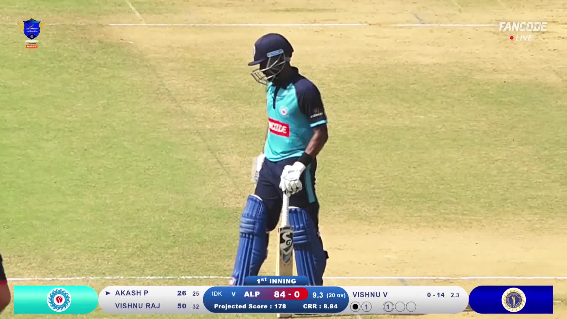 Fifty! Vishnu Raj Plays A Long Hand With A Half-Century