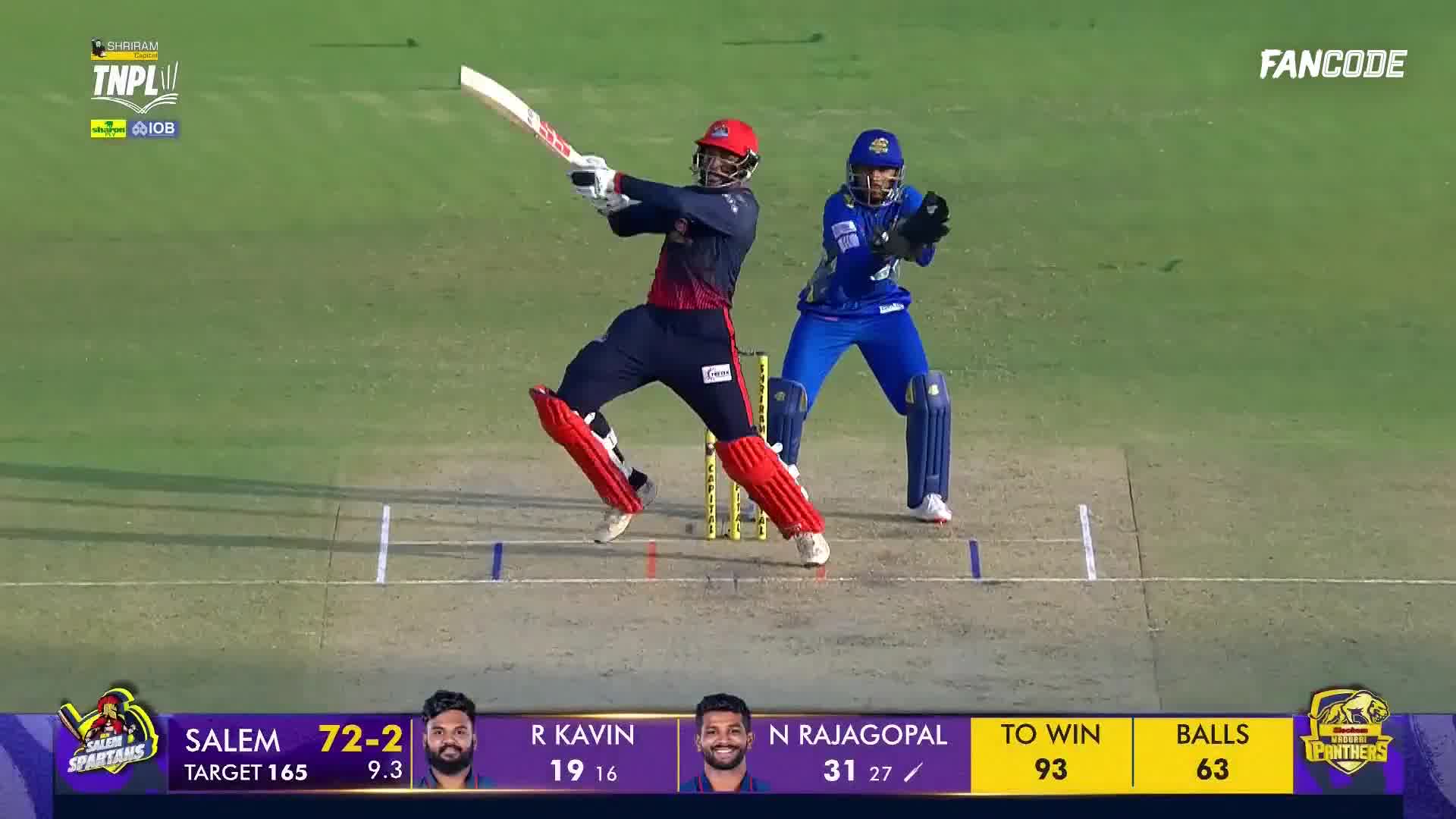 Six! Nidhish Rajagopal Gets It Just Over The Mid Wicket Fielder For A ...