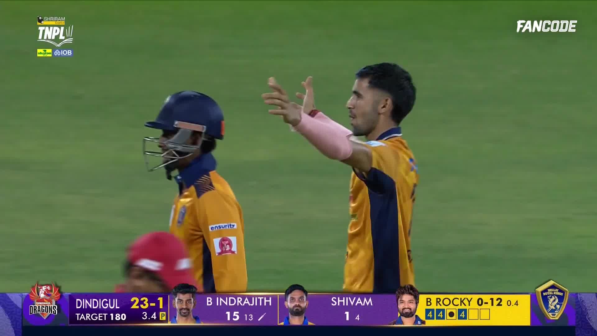 Wicket! Sachin Rathi Grabs A Crucial Catch, Baba Indrajith Walks Back